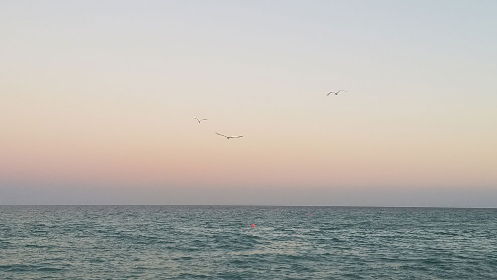 ocean and sky